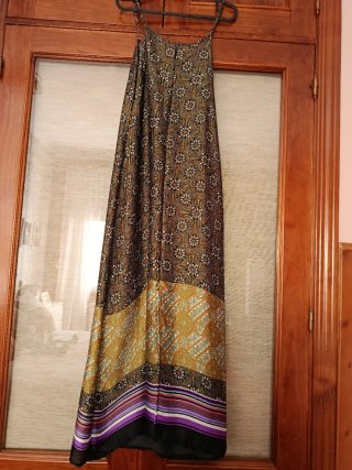 Vestido Largo Estampado Sfera Talla L