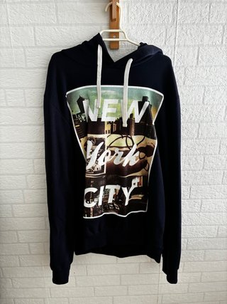 Sudadera H&M Negra New York City