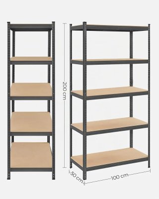 Scaffale rinforzato SONGMICS, 5 livelli