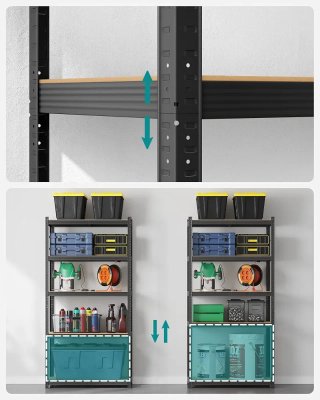 Scaffale rinforzato SONGMICS, 5 livelli