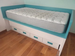 Cama nido 105 + supletoria 90 + 4 cajones