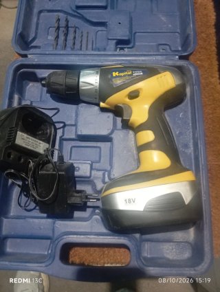Taladro a batería Kapital 18V