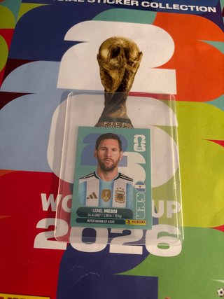 Cromo Panini Lionel Messi - World Cup