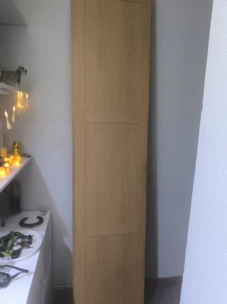 Dos Puertas PAX IKEA Efecto Roble y cristal