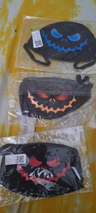 Set de 3 Mascarillas de Halloween