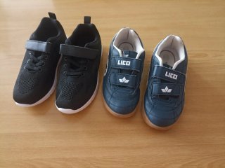 Lote 2 tenis niño T32 (negros nuevos)