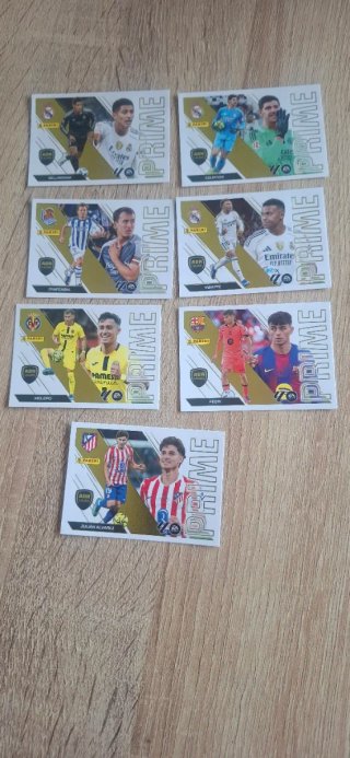 Lote de 7 Cromos Panini Prime La Liga