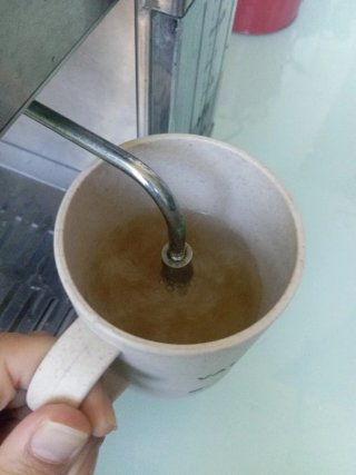 Macchina da caffè espresso in acciaio inossidabile