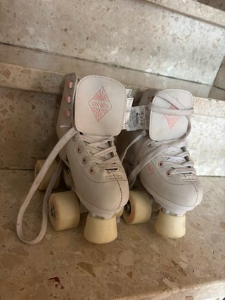 Patines blancos para niña
