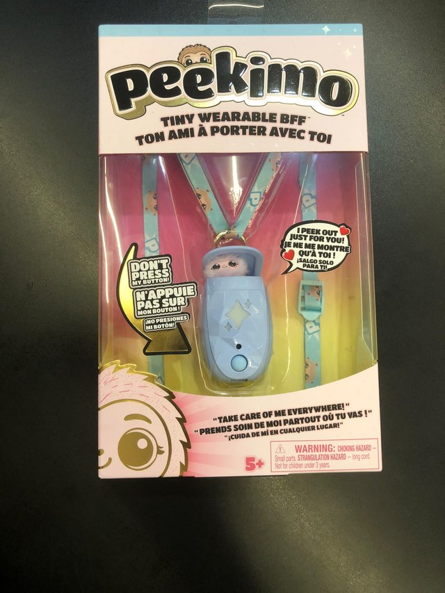 Nuovo peluche interattivo Peekimo Boo blu