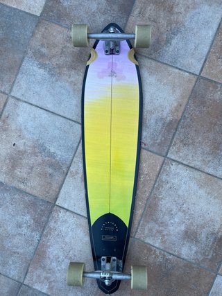 Longboard o monopatín Oxelo Pintail 520