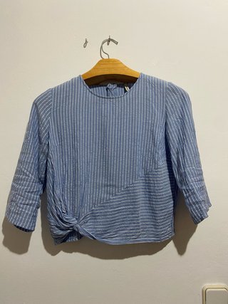 Blusa Stradivarius Rayada Manga 3/4