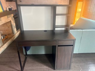 Escritorio Ikea Micke Madera Oscura