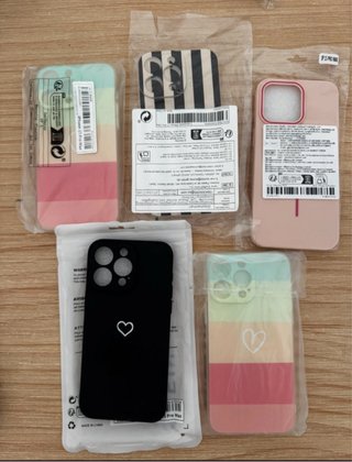 Pack de 4 Fundas para iPhone 15 Pro Max