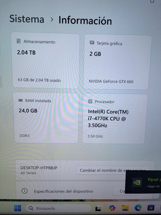 PC i7 -4770k barato