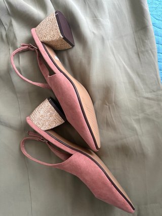 Zapatos Sfera rosa tacón bajo 37