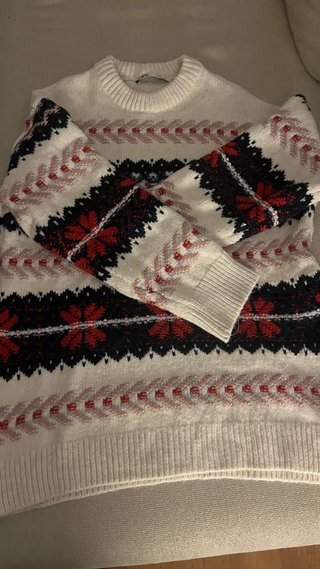 Jersey ZARA punto estampado
