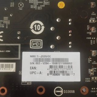 Tarjeta Gráfica MSI NVIDIA GeForce GTX 660 Ti 2gb.