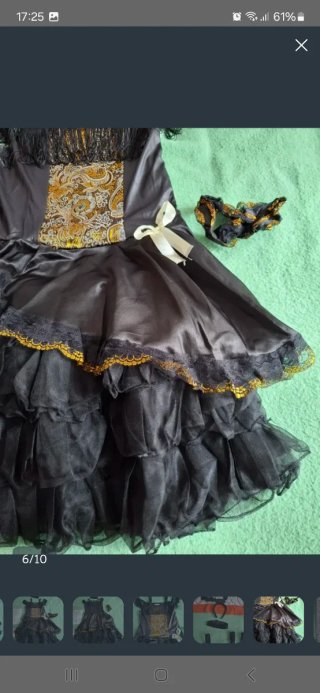 Disfraz (chica de salón,bruja,halloween...)