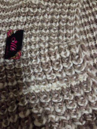 Cuello de lana tonos marrones