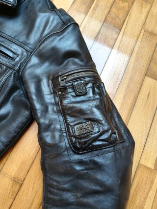 Chaqueta de Cuero Harley Davidson Talla M