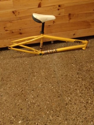 Cuadro de Bicicleta BMX Amarillo