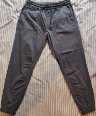 Pantalones Jogger Zara Gris Talla L Hombre