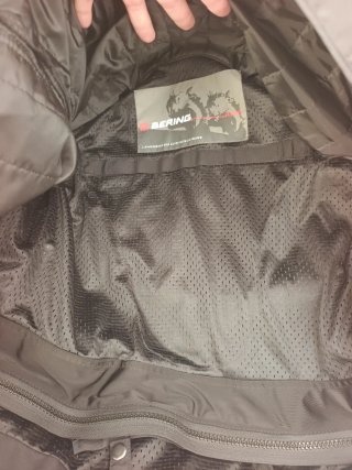 Chaqueta de moto de cuero Bering