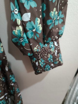 Vestido Largo Estampado Floral
