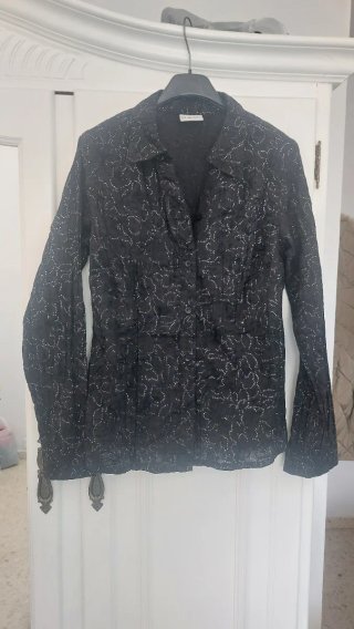 Blusa Negra con Lentejuelas