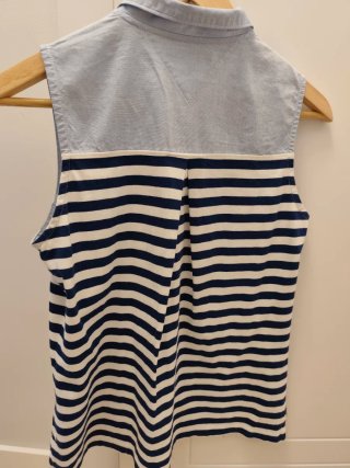 Camiseta sin mangas Tommy Hilfiger rayas