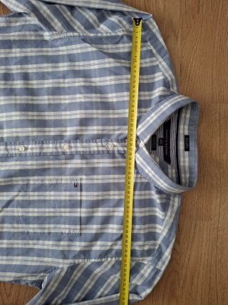 Camisa Tommy Hilfiger cuadros azul hombre