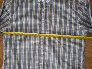 Camisa Tommy Hilfiger cuadros azul hombre