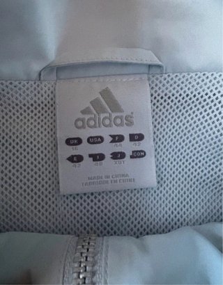 Chaqueta Adidas azul claro