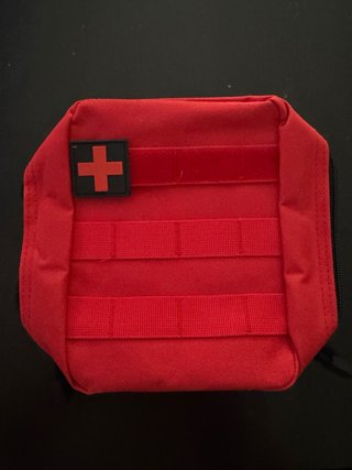 Botiquín Táctico Molle Rojo