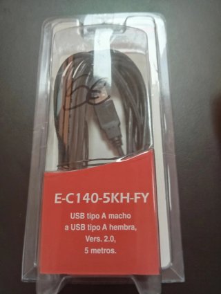 Cable USB A Macho a USB A Hembra 5m