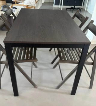 Mesa comedor extensible 120-180cm 5usos-nueva
