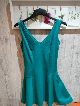 Conjunto Blazer y Vestido Blanco Talla