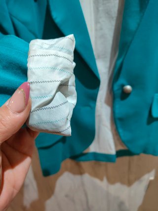 Conjunto Blazer y Vestido Blanco Talla