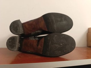 Botines Kupuri Negro y Burdeos