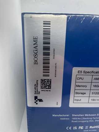 Mini PC Beegame Ryzen 5 3500U 16GB RAM 512GB SSD