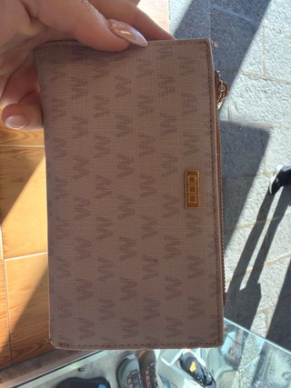 Cartera/Monedero Wang estampado monogram