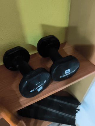 2 Pesas DOMYOS 5 kg