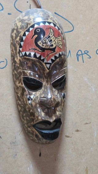 Máscara de Arte Africano Tallada