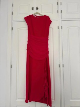 Vestido de invitada Cardié rojo