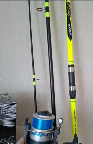 SURFCASTING CARBONO+CARRETE