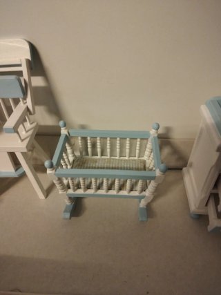 Atrezzo Maquetismo Casa Muñecas Bebé