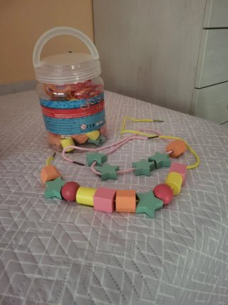 Juego de piezas de madera grandes