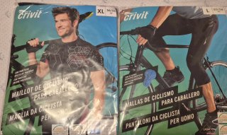 Conjunto Ciclismo Crivit (Maillot XL y Mallas xl)