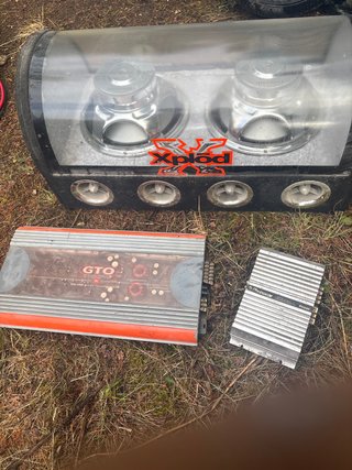 Subwoofer Xplod + Amplificadores GTO y Phonocar